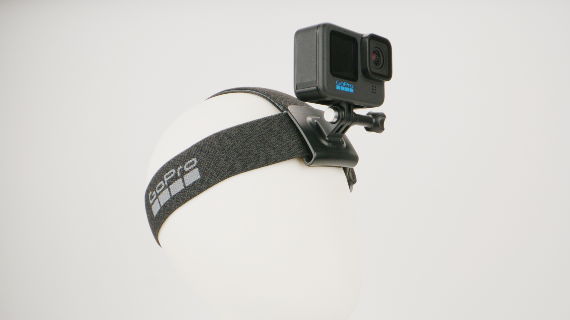 mannequin head holding the GoPro Head Strap 2.0 Full circle Streaming & Digital Raleigh, NC Cary NC Video Production