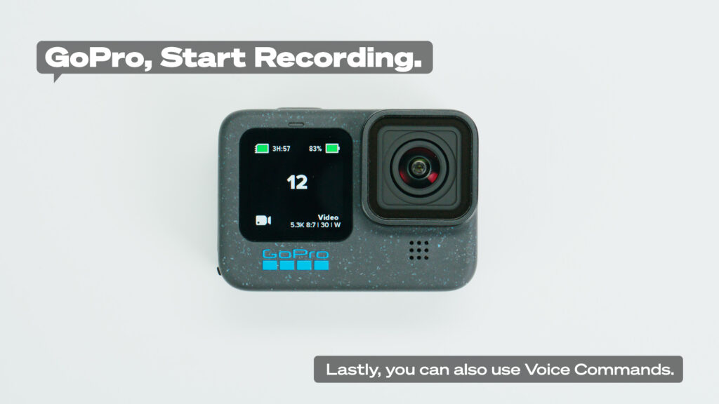 GoPro Hero 12 Black Voice Commands GoPro Start Recording. Voice Commands