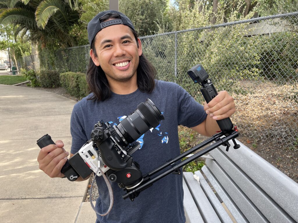 Jason Cayabyab Filming with the Red Komodo and GoPro Hero 12 Black Behind The Scenes San Francisco Bay Area Video Production