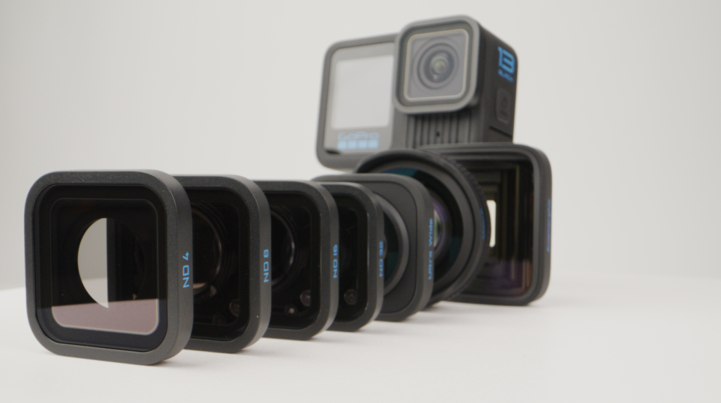 GoPro Hero Black Series Lenses for the Hero 13 camera Neutral Density Ultra Wide lens Macro lens anamorphic