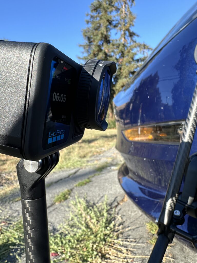 Showing some detail wheels while driving with the new GoPro Macro lens.
